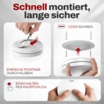 ALPENLUFT Rauchmelder 3er Set – 10 Jahre Batterie, flach & leise für Schlafzimmer – Bild 5