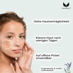 VIGOROUS® Zinksalbe 60ml gegen Pickel – Anti-Akne Creme mit Teebaumöl & Salicylssäure – Bild 3