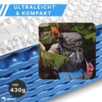Alpteq SchlafPlatz Isomatte 186x56 cm – IXPE Thermomatte faltbar für Camping & Wandern – Bild 3