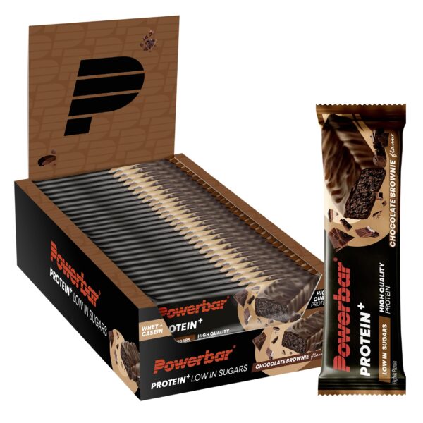 Powerbar Protein Plus Low Sugar Chocolate-Brownie – 30x35g Proteinriegel