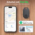 aowoka weTag Pro 4er Pack – Smart Tracker für Apple Find My mit austauschbarem Akku – Bild 2