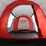 JUSTCAMP Lake 4 Personen Familienzelt – Wasserdicht mit 2 Schlafkabinen & Stehhöhe – Bild 4