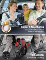 andobil 3-in-1 Kfz-Handyhalterung mit Saugnapf & Lüftungsclip – Universale Autohalterung für iPhone & Samsung – Bild 6