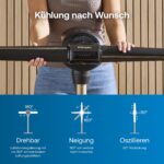 DIMPLEX FlexBlade Standventilator – Flügellos, 36 dB, 2×180° Luftauslässe, Neo-Gold – Bild 4