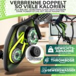 TRETMANN 3in1 Heimtrainer Fahrrad klappbar – Liegeergometer mit SoftFoam & DEKRA-Zertifikat – Bild 6