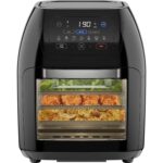 Chefman 10L Digitale Heissluftfritteuse mit Rotisserie & Dörrautomat – XL Familiengrösse