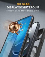 Miracase iPhone 16e/17e Hülle mit MagSafe – 360° Schutz mit integriertem Temperglas – Bild 3