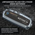 CTEK Lithium XS – 12V Intelligentes Ladegerät für LiFePO4-Batterien mit Connect and Forget – Bild 3