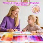 Dazhqp Perlenset 45000 Perlen mit 144 Farben – DIY Armbandset für Kinder & Erwachsene – Bild 7