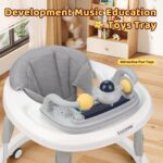 fulbabc Baby Lauflernhilfe mit Musik & Lichtern – Faltbarer Laufwagen für 6-18 Monate – Bild 3