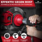 CARHOLICS Radnabenschleifer 90–150 mm mit Adapter – Effiziente Radnabenreinigung für Akkuschrauber – Bild 2