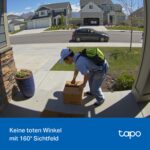 Tapo D205 Akku-Videotürklingel – 2K Weitwinkel mit KI-Personenerkennung & Zwei-Wege-Audio – Bild 2