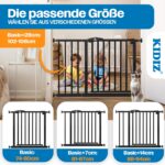 Kidiz Treppenschutzgitter 88–94 cm – Sicherheitsgitter ohne Bohren für Kinder & Hunde – Bild 8