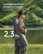 SONGMICS 2er Set Campingstuhl mit Armlehnen & Getränkehalter – 120 kg Tragkraft – Bild 4