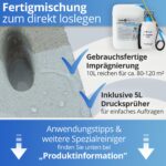 Nanoprotect Steinimprägnierung 10 L mit Drucksprüher – Langzeitschutz für Pflastersteine & Naturstein – Bild 7