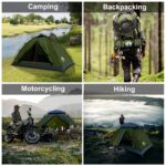 Night Cat 1-Personen Zelt wasserdicht – Leichtes Campingzelt für Wanderungen – Bild 10