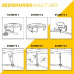SCHMITZ.Tools Bodenanker-Set 2,5m – Sturmsichere Trampolin Befestigung rostfrei – Bild 4