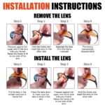 X-TIGER Fahrradbrille mit 5 Wechselgläsern & UV400 – Sportbrille für Radfahren & Outdoor – Bild 8
