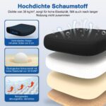 Airchros Ergonomischer Bürostuhl mit Kopfstütze & Lendenwirbelstütze – Chefsessel bis 150 kg – Bild 6