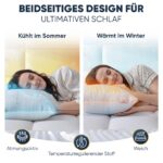 Schlummerglanz Memory Foam Nackenkissen 40x80 cm – Höhenverstellbar & Orthopädisch – Bild 5