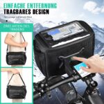 HASAGEI 5L Lenkertasche mit Touchscreen & Lenkeradapter – Wasserdichte Fahrradtasche – Bild 6