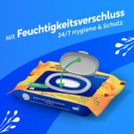 Tempo Feuchte Toilettentücher – 8er Pack mit 672 Tüchern für sanfte Reinigung – Bild 8