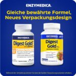 Enzymedica Digest Gold – Verdauungsenzyme für bessere Nährstoffaufnahme, 90 Kapseln – Bild 9
