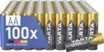 VARTA AA Batterien 100er Pack, Power on Demand Alkaline 1,5V – Zuverlässige Energie für Smart Home & Geräte