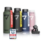 ABOVE. Isolierflasche 1L Edelstahl – Thermosflasche 12H heiss & 24H kalt