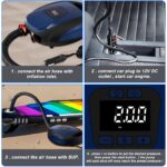 Ruitx 20PSI Elektrische SUP Pumpe 12V – Hochdruck Luftpumpe mit LCD & Auto-Off – Bild 5