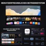 VOPLLS Mini Projektor 1080P Full HD mit Autofokus – 800 ANSI Helligkeit für Heimkino & Outdoor – Bild 9