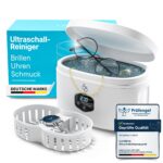 KLARBERG® Ultraschallreiniger 600ml – Tiefenreinigung für Brillen, Schmuck & Zahnersatz