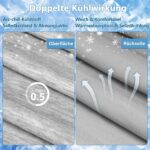 Nigecue Kühldecke 150 x 200 cm – Selbstkühlende Sommerdecke mit Arc-Chill Technologie – Bild 3