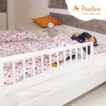 PINOLINO Bettschutzgitter Classic 90 cm – Rausfallschutz für Kinderbetten, weiß lackiert – Bild 7