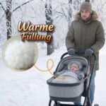 Totsy Baby Babydecke 75×60 cm mit Kissen – Zweiseitig Baumwolle & Plüsch für Neugeborene – Bild 6