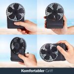 ARCTIC Summair 2Go – Wiederaufladbarer Handventilator mit USB-C, bis 77h Laufzeit – Bild 11