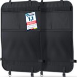 LIONSTRONG Auto Organizer Rücksitz schwarz – Wasserdichter Sitzschutz für alle Fahrzeuge