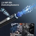 Ennovor 1920 HD Endoskopkamera – 5m Inspektionskamera mit 8 LED für Android & iOS – Bild 2