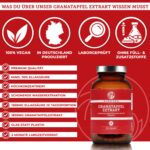 QIDOSHA Granatapfel Extrakt Kapseln hochdosiert – 70% Ellagsäure, 180 Stk, deutsche Fertigung – Bild 2