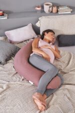 Theraline Original Schwangerschaftskissen 190cm mit Mikroperlen – Stillkissen & Seitenschläferkissen – Bild 6