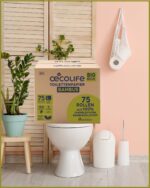 œcolife Bambus Toilettenpapier 75 Rollen 3-lagig – Nachhaltig & Plastikfrei – Bild 5