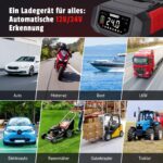 HAUSPROFI Autobatterie Ladegerät 12V/24V 20A – Intelligentes KFZ-Ladegerät mit 9-stufiger Reparaturladung – Bild 6