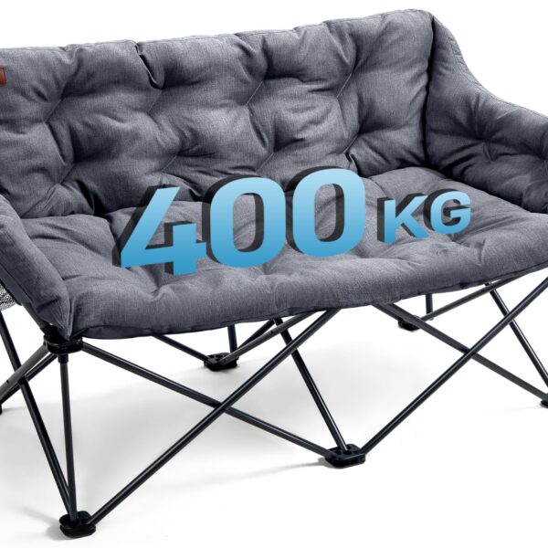 EVER ADVANCED Campingsofa 145cm – Faltbares 2-Sitzer Faltsofa 400kg belastbar