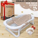 XXL Faltbare Babywanne FawnsLife – Platzsparend mit Sitz & Wassereimer für Neugeborene – Bild 6