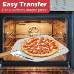 Pizzaschieber perforiert 39,5 x 30 cm – Professionelle Aluminiumlegierung mit Holzgriff – Bild 5
