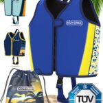 KIDVERSE Schwimmweste Kinder – TÜV-geprüfte Schwimmhilfe mit verstellbarem Auftrieb ab 2 Jahren