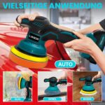 L1NXIXI 6 Zoll Orbital Poliermaschine für Makita 18V – 8 Geschwindigkeiten & 27er Set – Bild 7