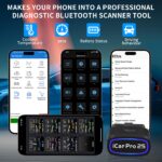 vLinker iCar Pro 2S OBD2 Bluetooth Adapter – Fahrzeugdiagnose für iPhone, Android & Windows – Bild 3