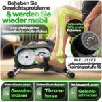 Tretmann Pedaltrainer Pro Set – Gelenkschonender Heimtrainer für Senioren bis 150 kg – Bild 4
