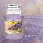 Yankee Candle Lemon Lavender Grosse Duftkerze – 150 Stunden Brenndauer – Bild 6